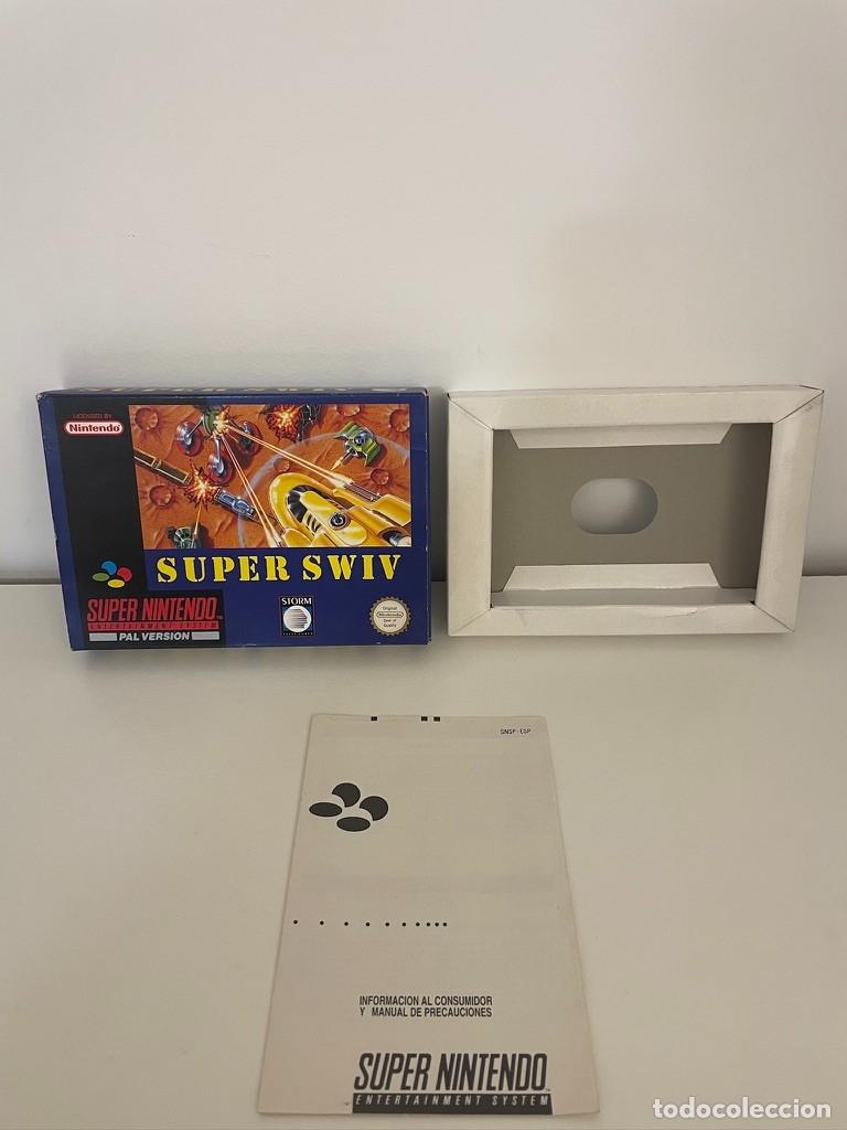 Videojuegos y consolas: Caja Super Swiv SNES PAL Espa&ntilde;ol Original