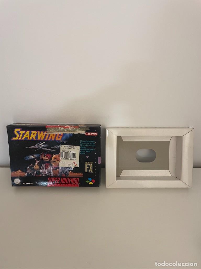 Videojuegos y consolas: Caja Starwing SNES Original Espa&ntilde;ol