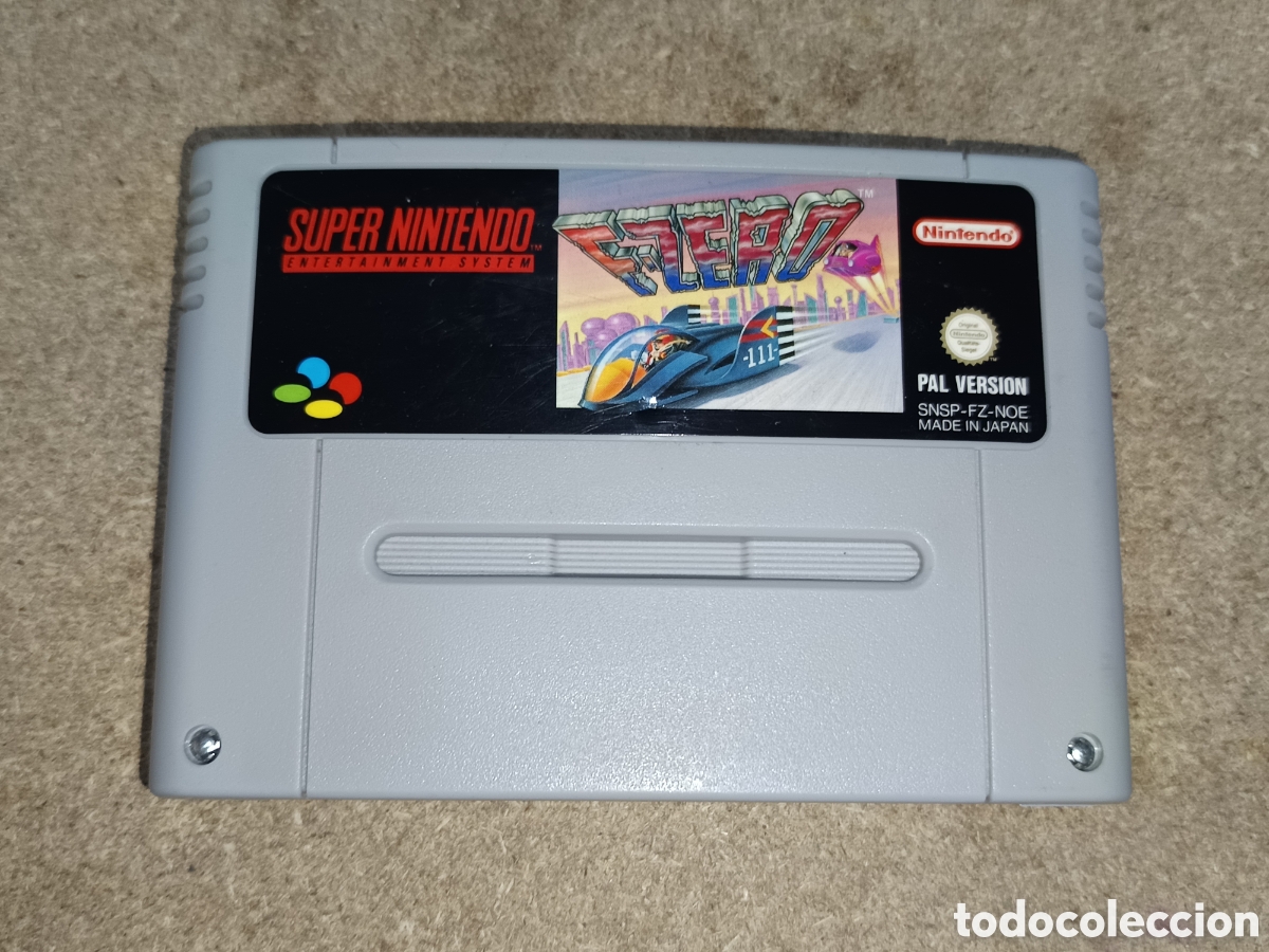 Videojuegos y consolas: NINTENDO SNES F-ZERO PAL NOE