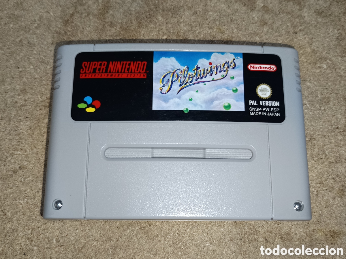 Videojuegos y consolas: NINTENDO SNES PILOTWINGS PAL ESP