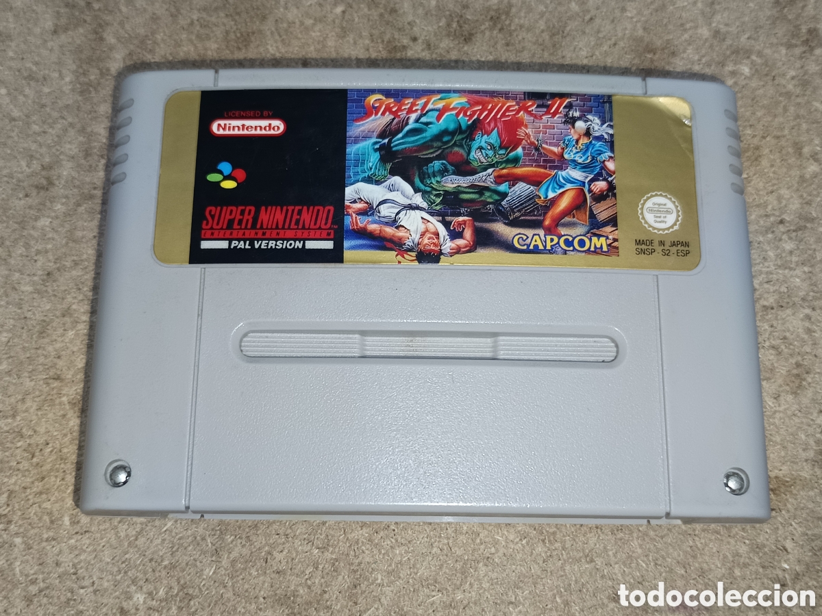 Videojuegos y consolas: NINTENDO SNES STREET FIGHTER II PAL ESP