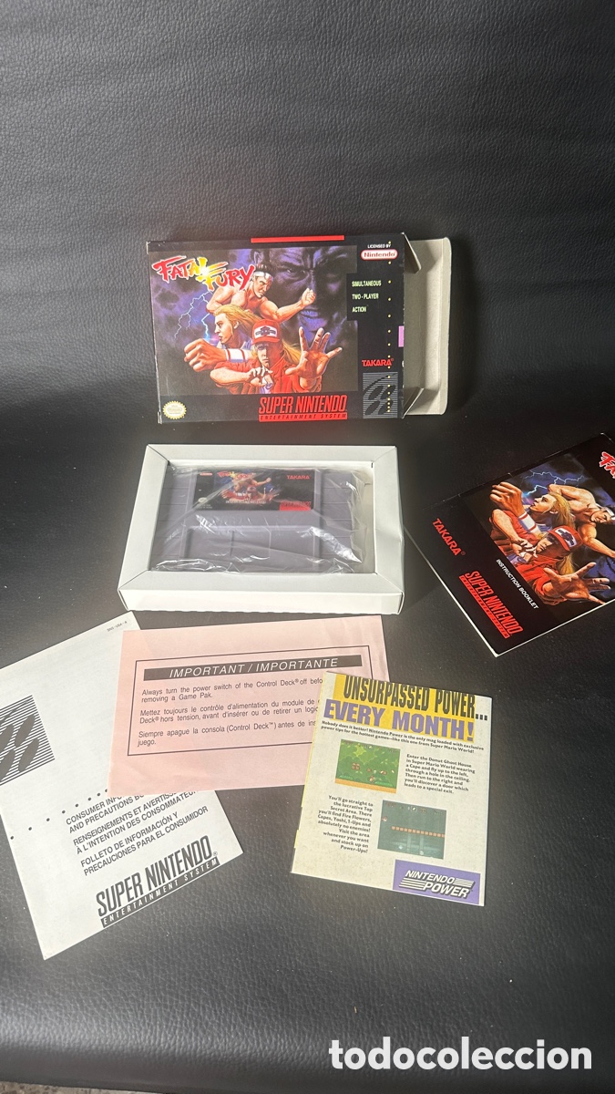 Videojuegos y consolas: Fatal fury SUPER NINTENDO SNES Edicion americana