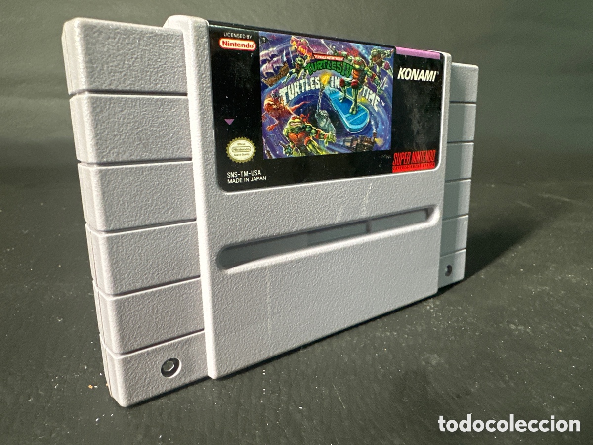 Videojuegos y consolas: TURTLES IN TIME TURTLES IV SUPER NINTENDO NTSC AMERICANO