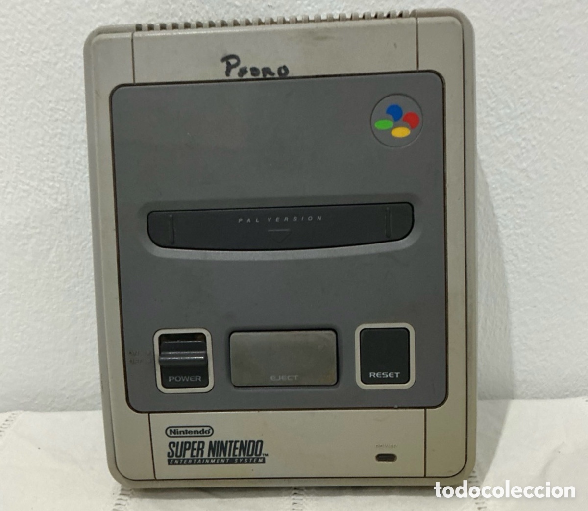 Videojuegos y consolas: Consola Nintendo Super Nintendo SNES PAL Original &ndash; Modelo SNSP-001A &ndash; Made in Japan