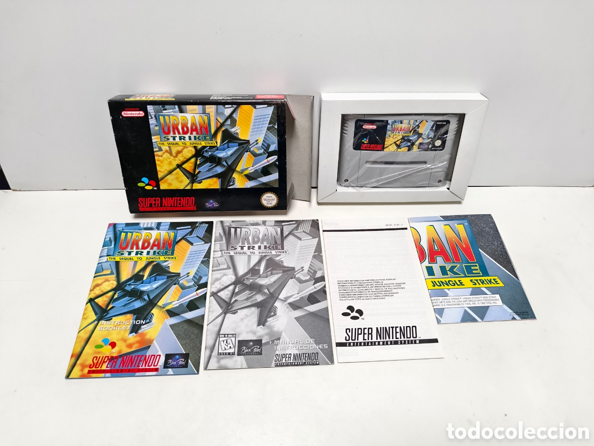 Videojuegos y consolas: Urban Strike super nintendo SNES