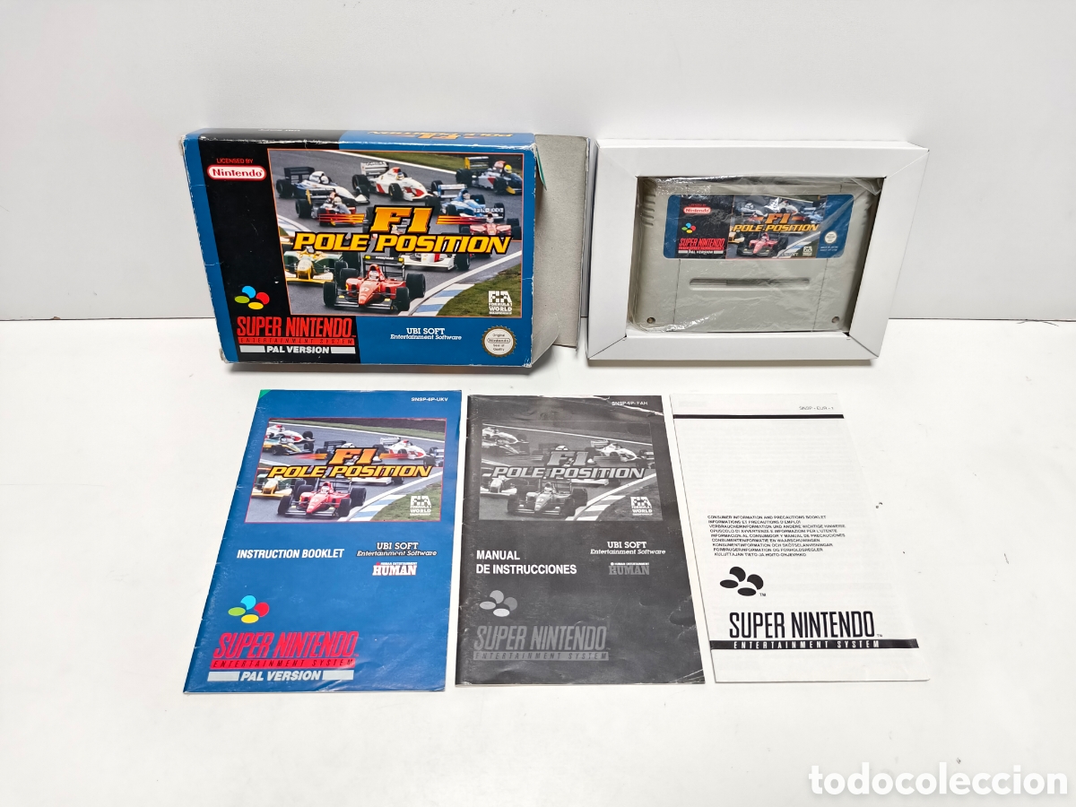 Videojuegos y consolas: F1 Pole Position super nintendo SNES