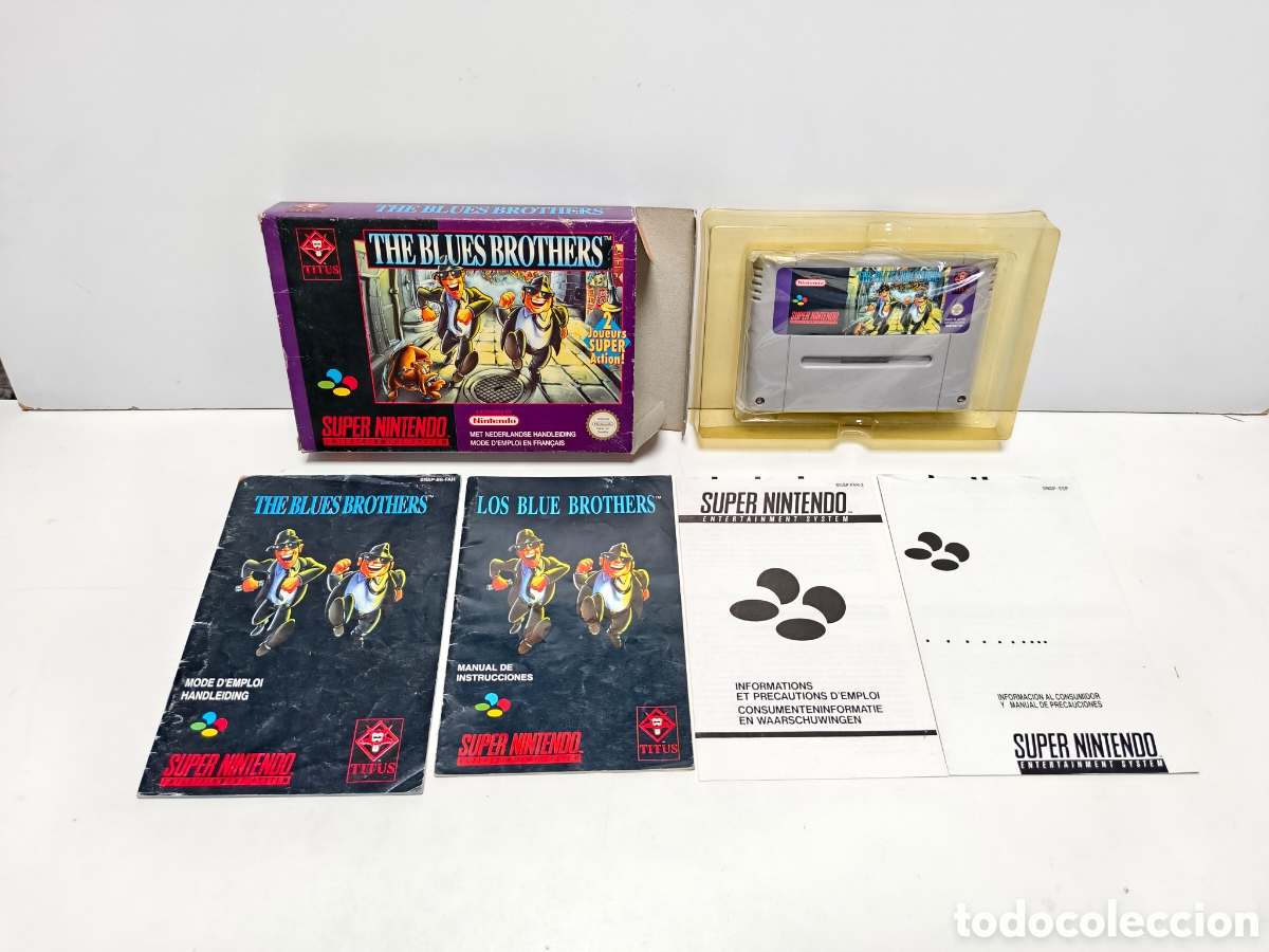 Videojuegos y consolas: The Blues Brothers super nintendo SNES