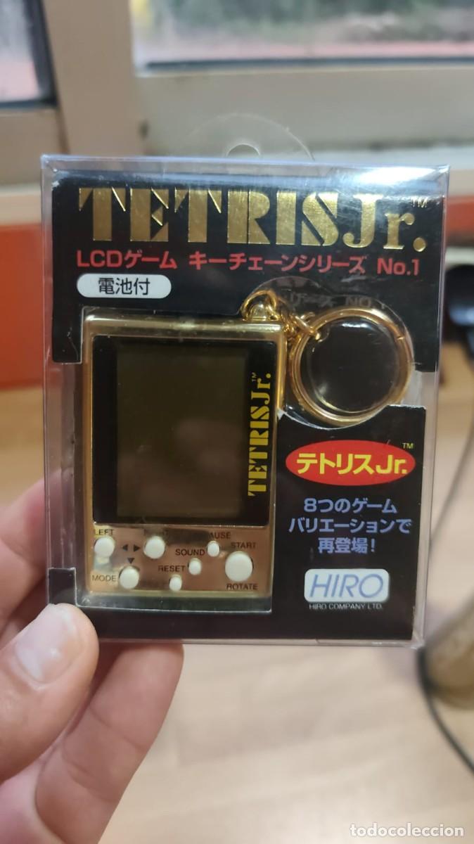 Videojuegos y consolas: Tetris Jr. Hiro &ndash; lcd Game Key Chain Series No.1 &ndash; Versi&oacute;n Dorada &ndash; 1996