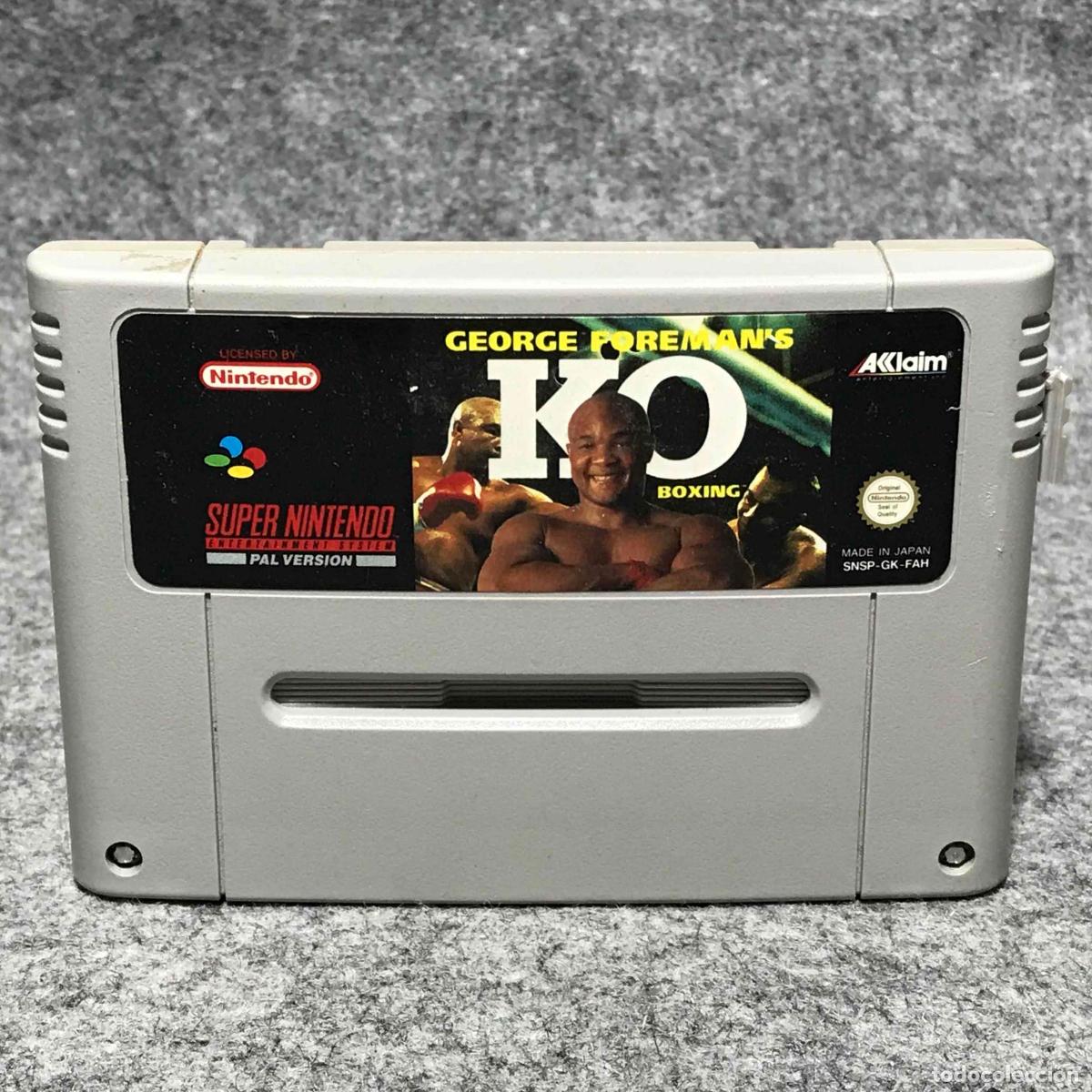 Videojuegos y consolas: GEORGE FOREMAN KO BOXING SUPER NINTENDO SNES