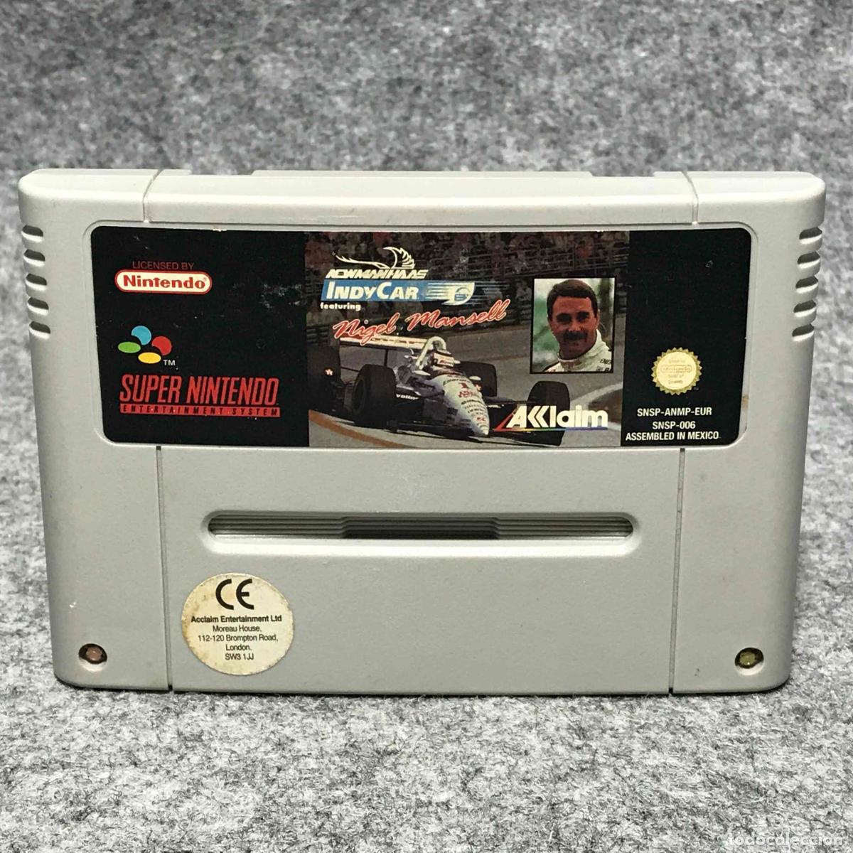 Videojuegos y consolas: NEWMAN HASS INDY CAR NIGEL MANSELL SUPER NINTENDO SNES