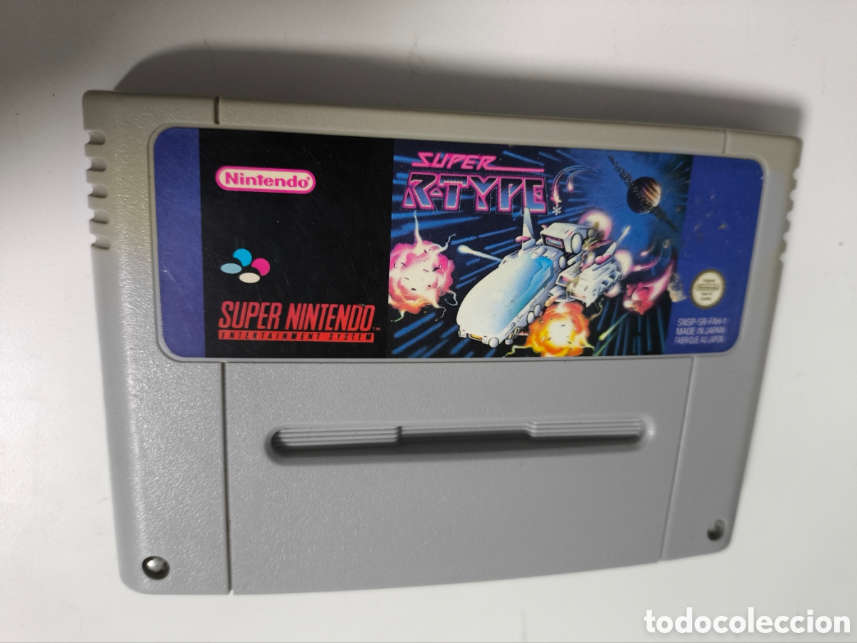 Videojuegos y consolas: Juego super r-type snes super Nintendo pal