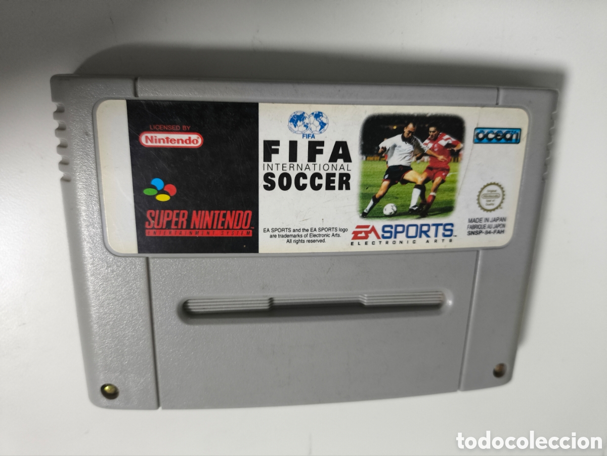 Videojuegos y consolas: Juego FIFA international soccer snes super Nintendo pal