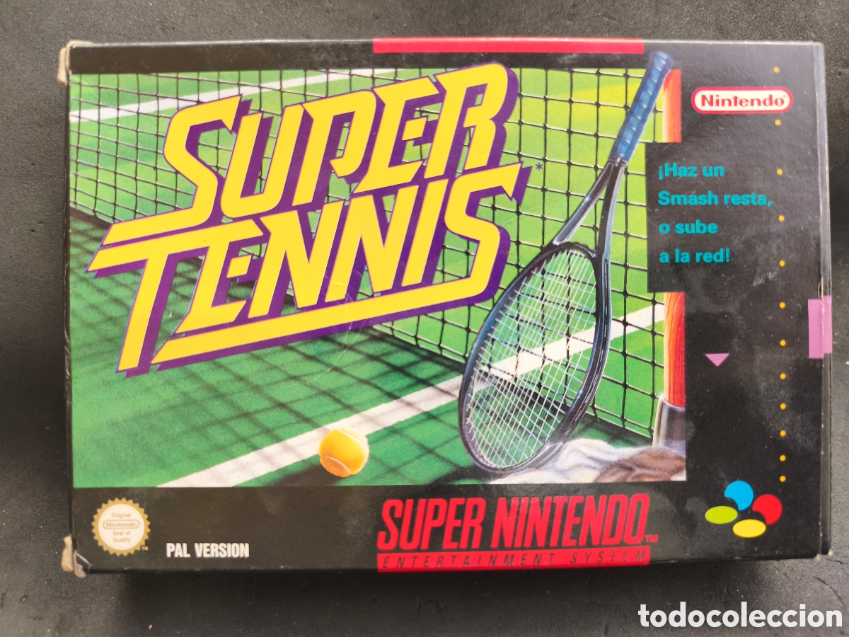 Videojuegos y consolas: Super Nintendo Super Tennis, pal espa&ntilde;a