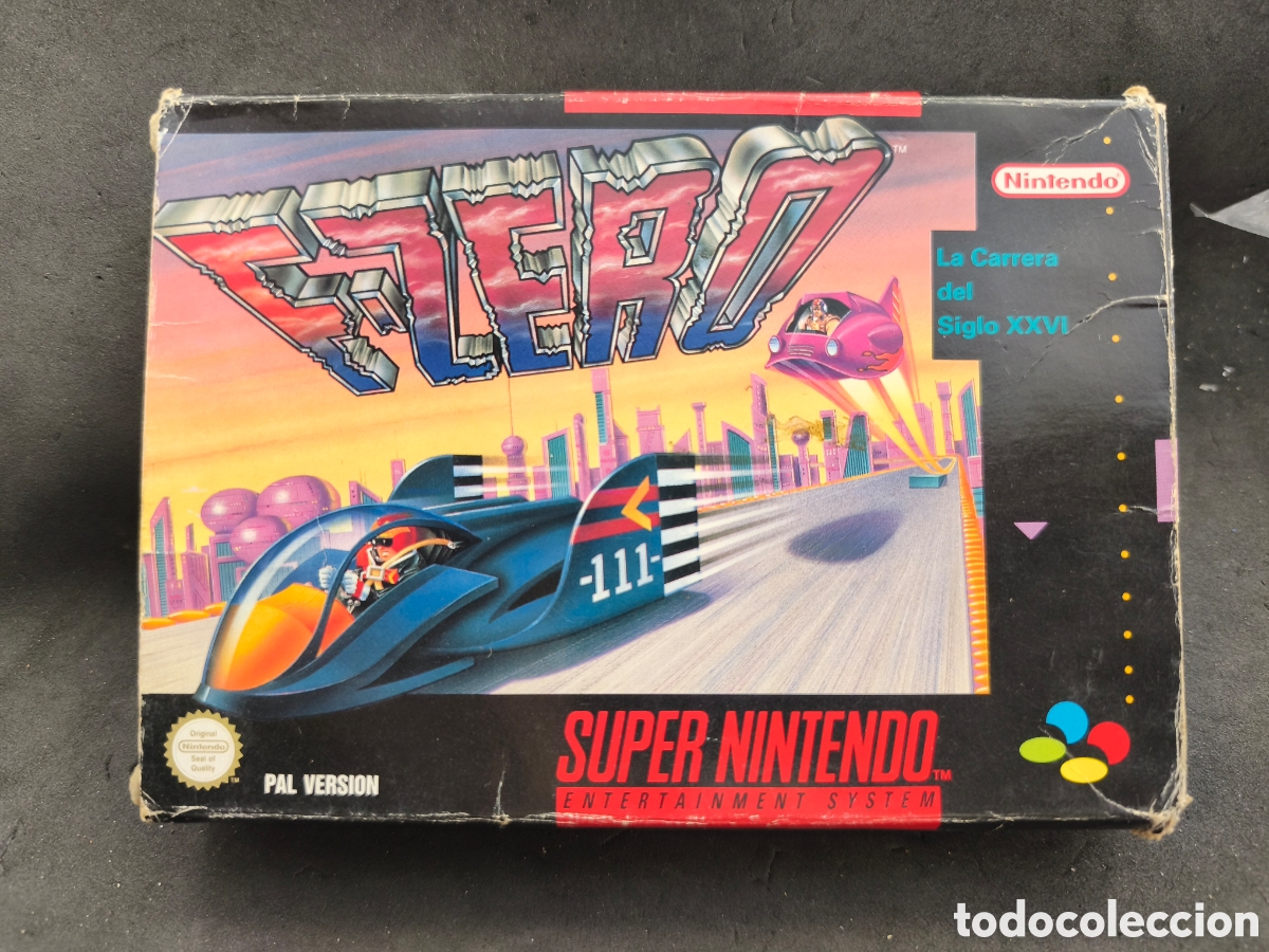 Videojuegos y consolas: Super Nintendo F-Zero, sin manual