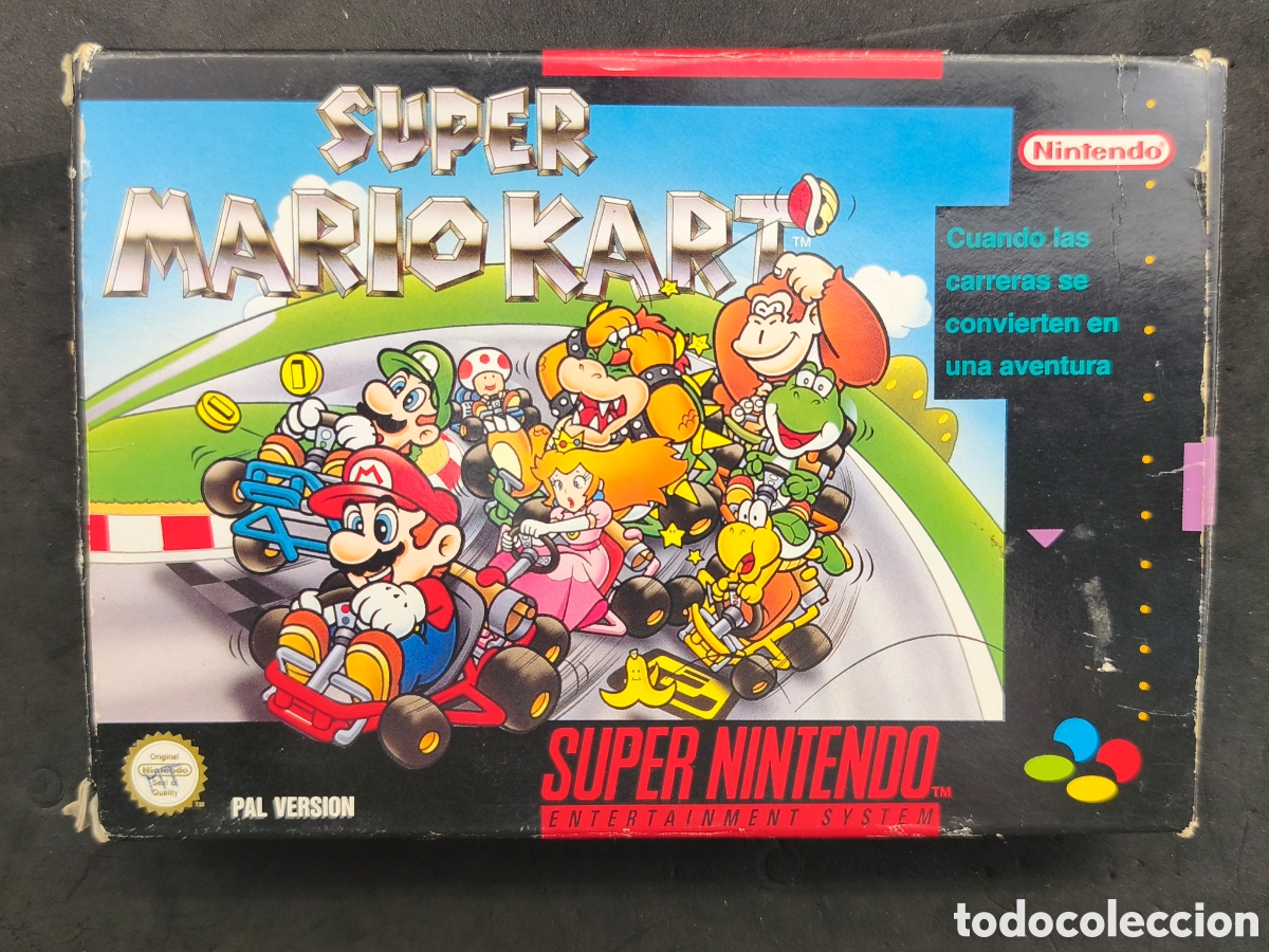 Videojuegos y consolas: Super Nintendo Super Mario Kart