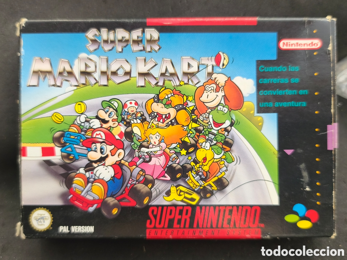 Videojuegos y consolas: Super Nintendo Super Mario Kart