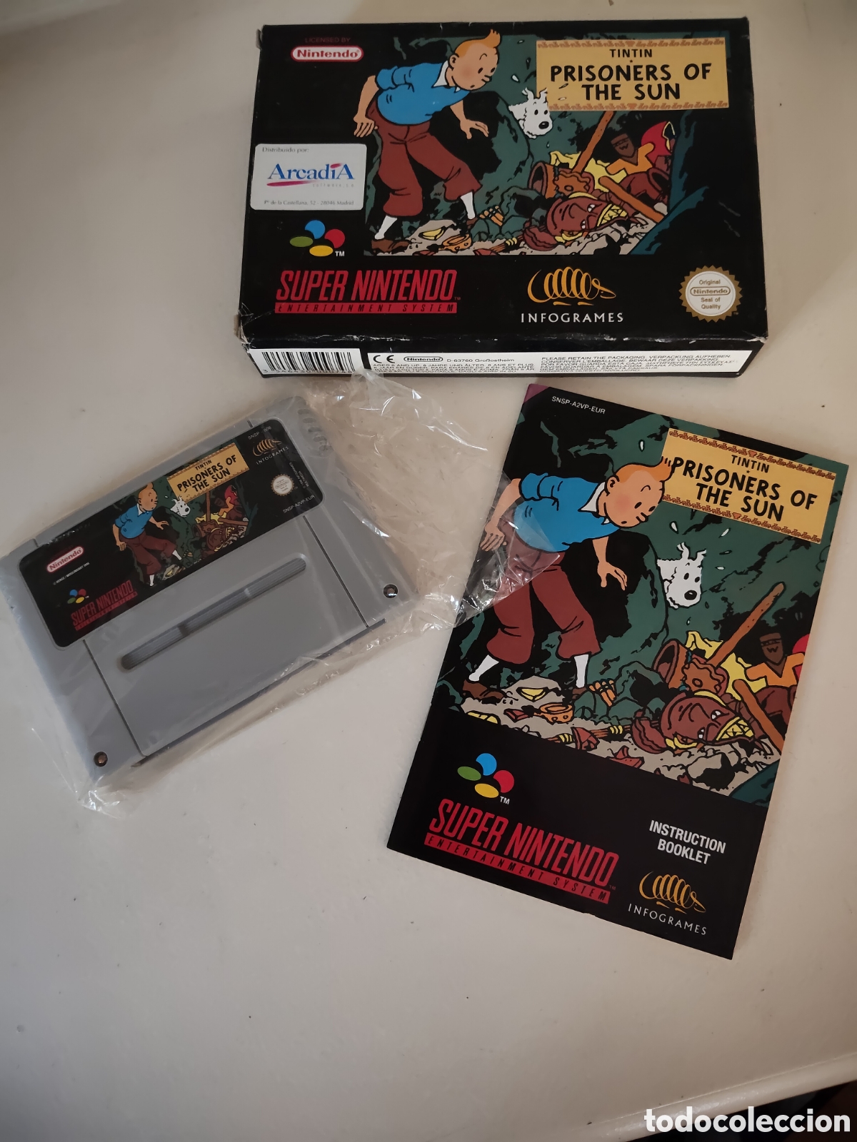 Videojuegos y consolas: Tintin prisoners of the sun