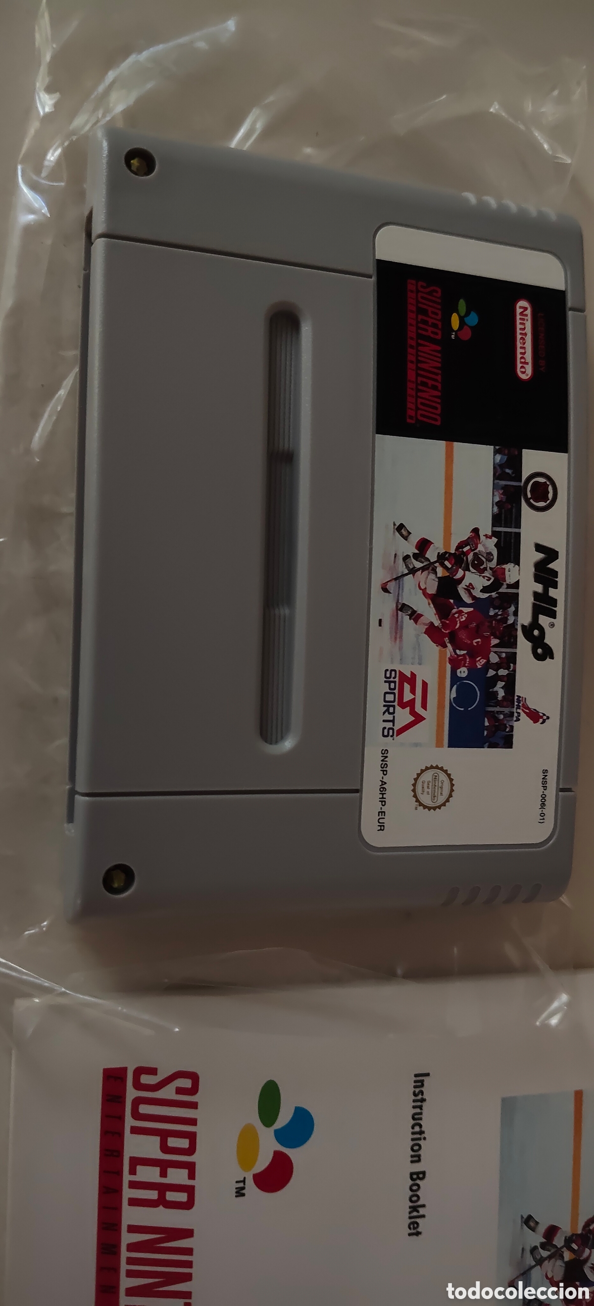 Videojuegos y consolas: NHL 96 Super Nintendo - Foto 4