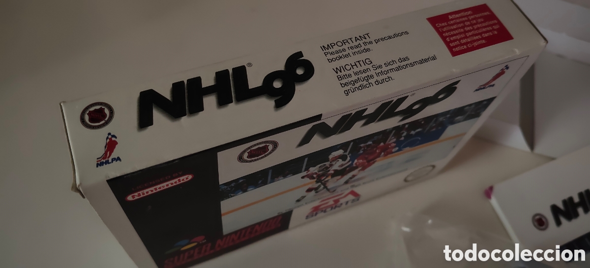 Videojuegos y consolas: NHL 96 Super Nintendo - Foto 7