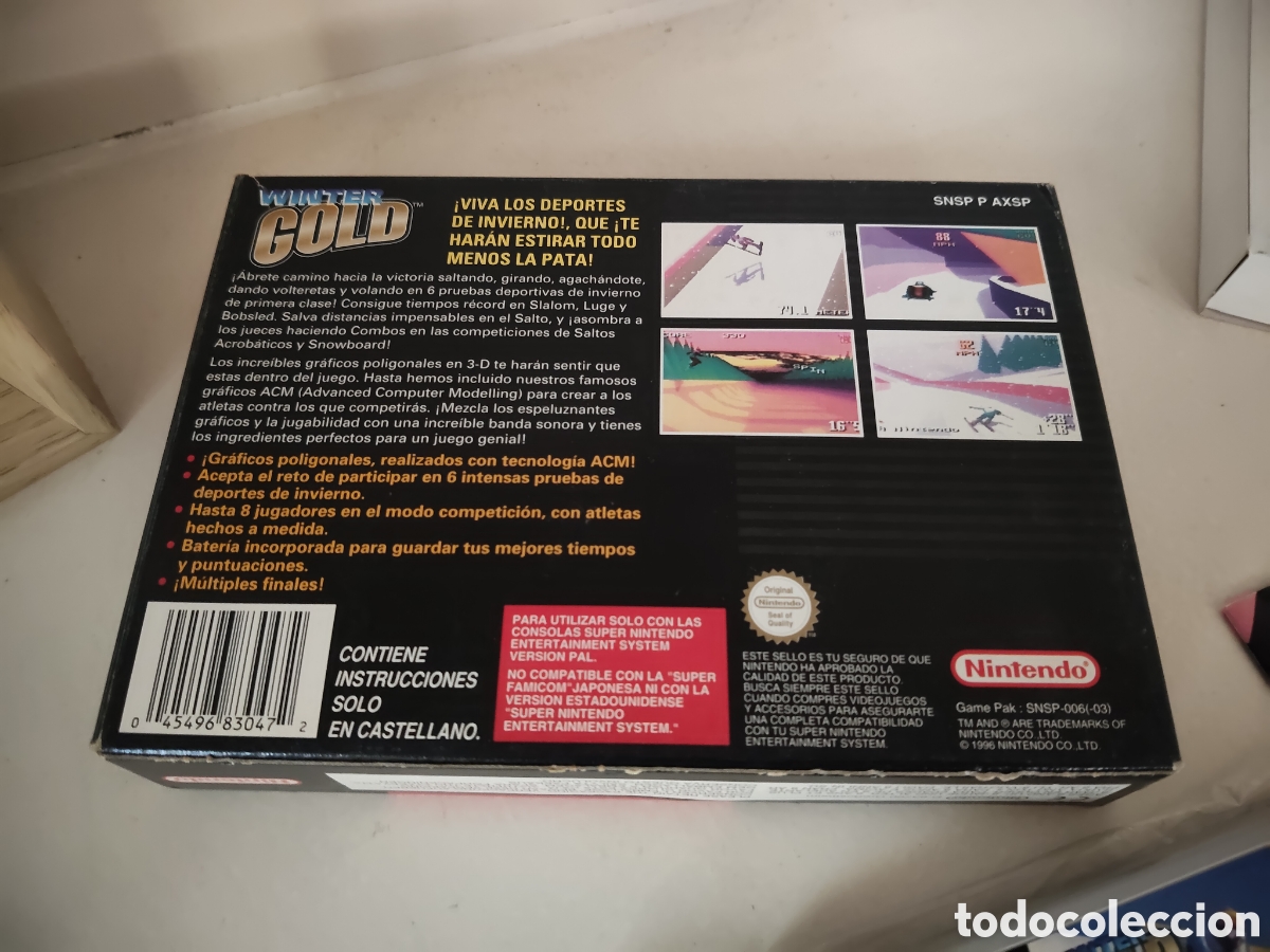 Videojuegos y consolas: Winter gold Super Nintendo - Foto 3