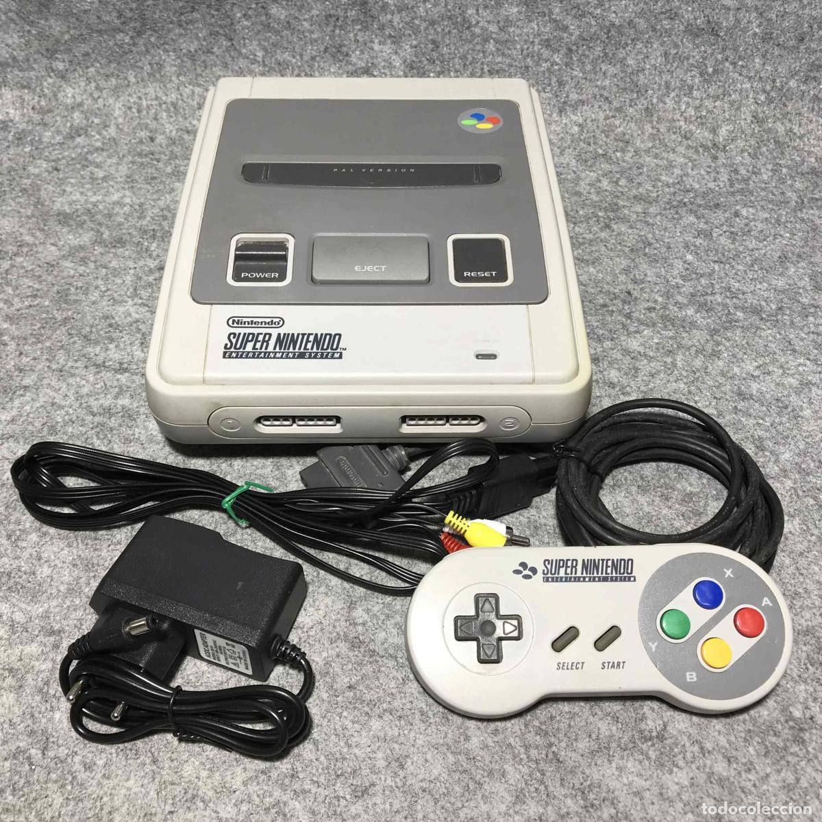Videojuegos y consolas: CONSOLA SUPER NINTENDO+MANDO+AV+AC SNES