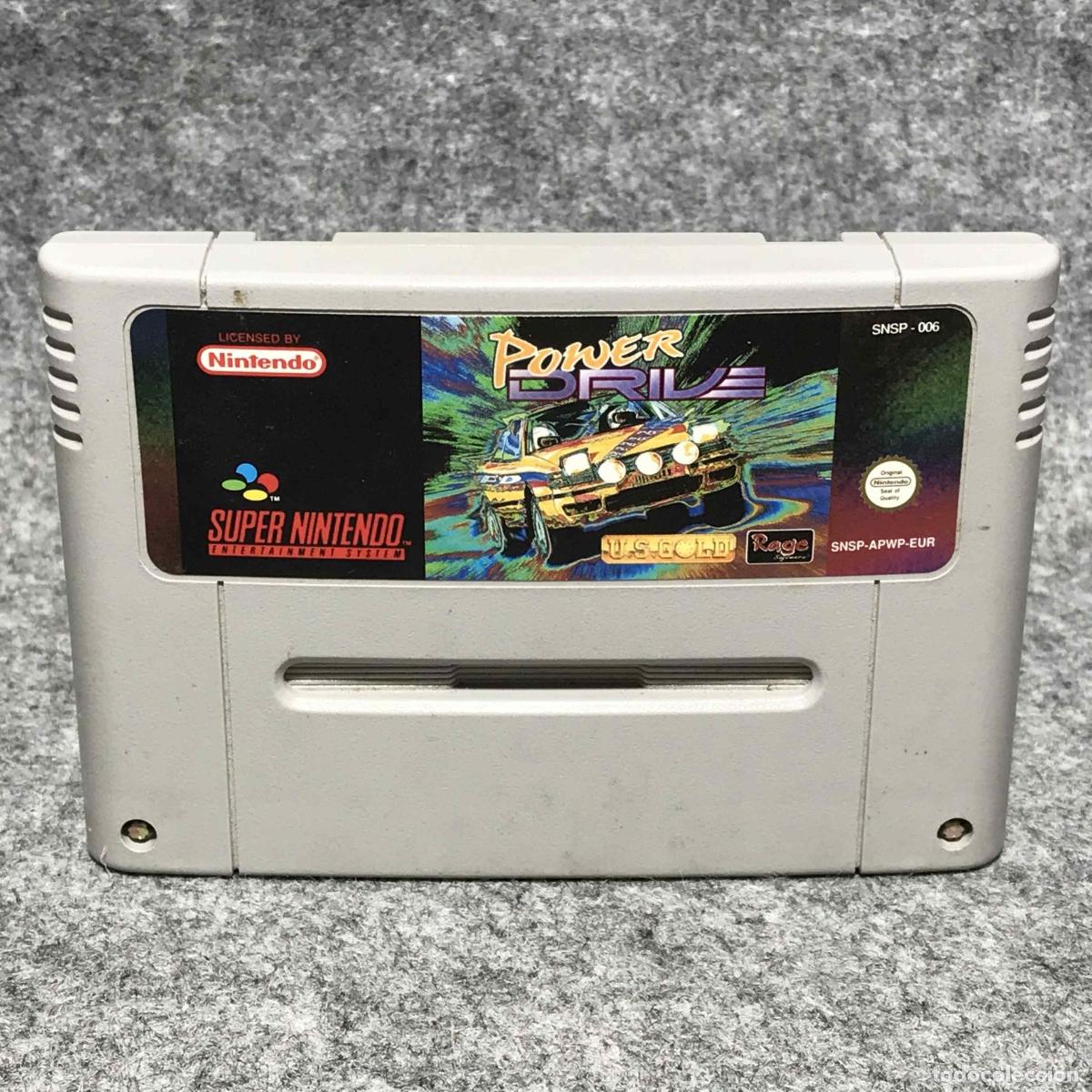 Videojuegos y consolas: POWER DRIVE SUPER NINTENDO SNES