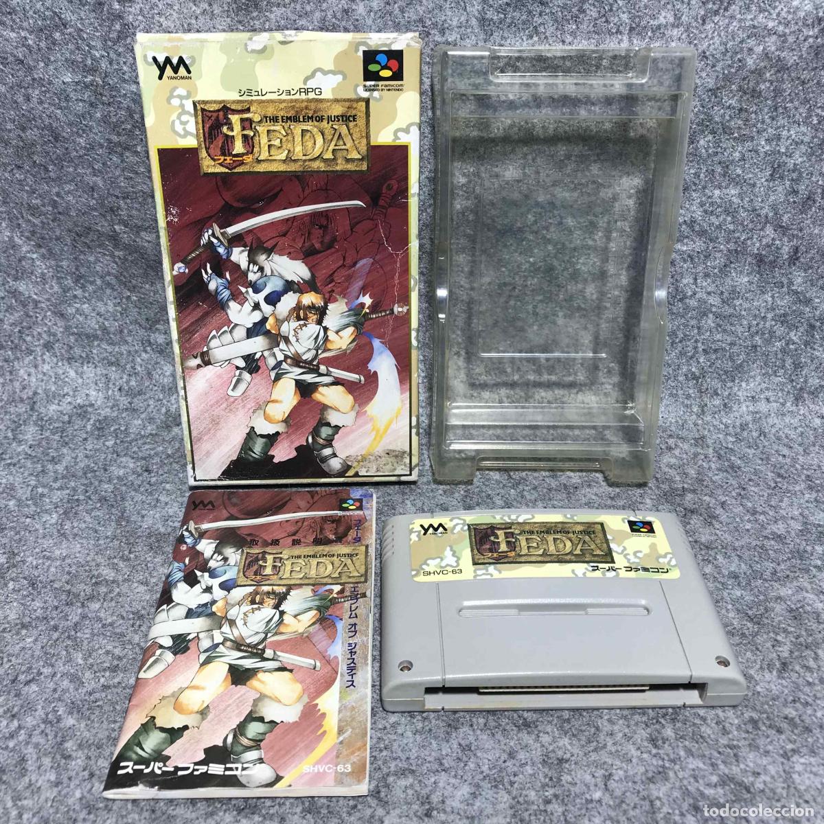 Videojuegos y consolas: FEDA THE EMBLEM OF JUSTICE JAP SUPER FAMICOM NINTENDO SNES