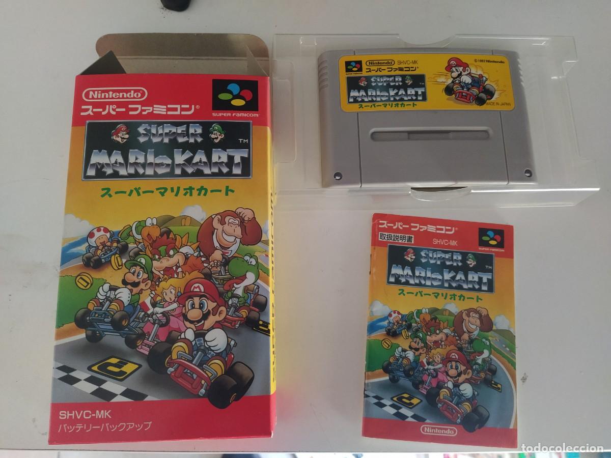 Videojuegos y consolas: SUPER MARIO KART SNES SFC SUPER NINTENDO JAPONES FAMICOM COMPLETO Y ORIGINAL