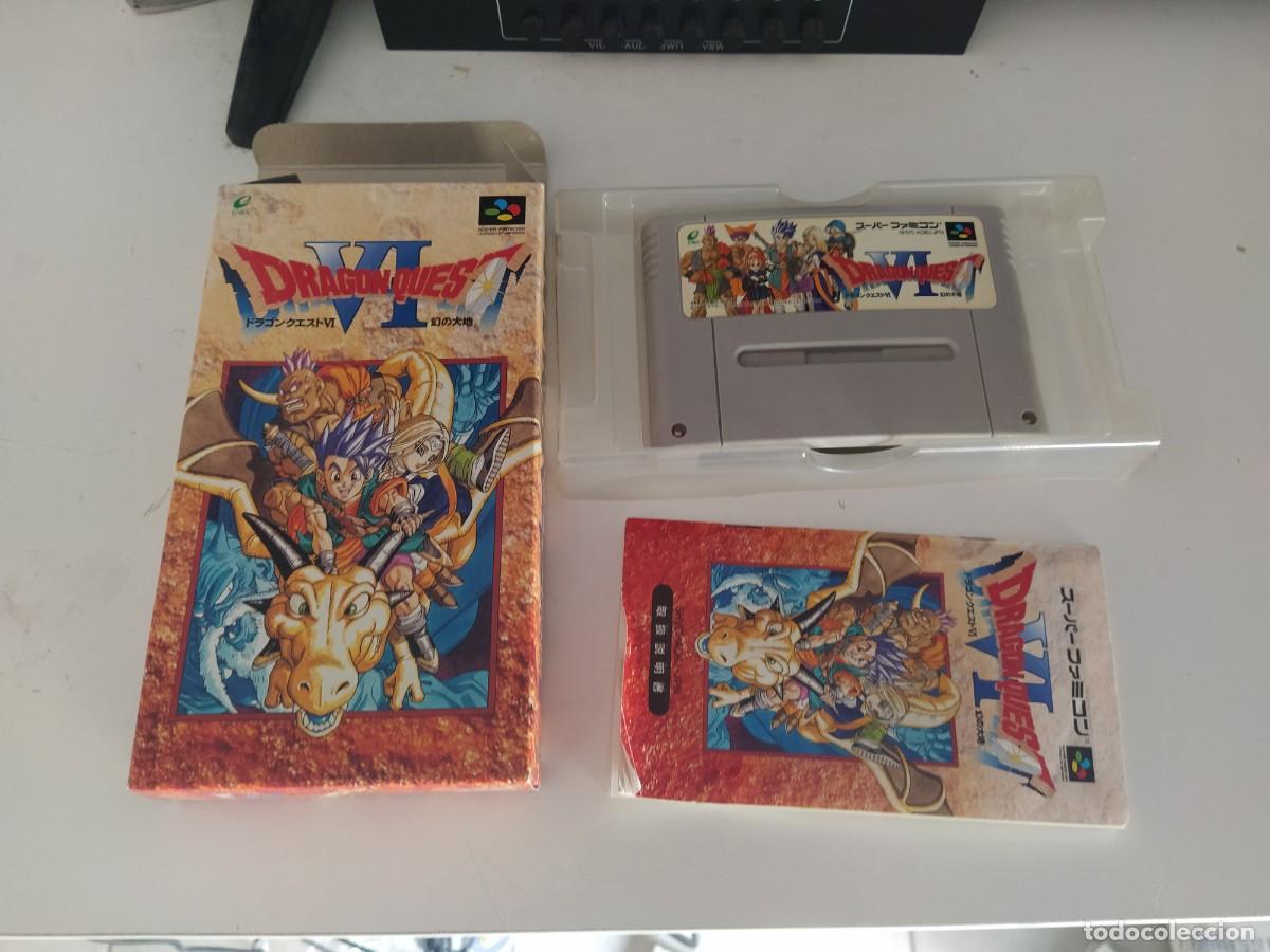 Videojuegos y consolas: DRAGON QUEST 6 IV SNES SFC SUPER NINTENDO JAPONES FAMICOM COMPLETO Y ORIGINAL