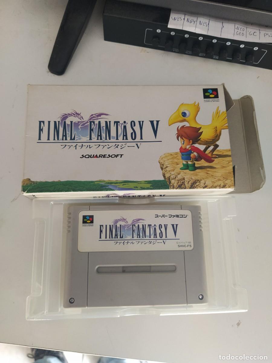Videojuegos y consolas: FINAL FANTASY 5 V SNES SFC SUPER NINTENDO JAPONES FAMICOM SIN MANUAL