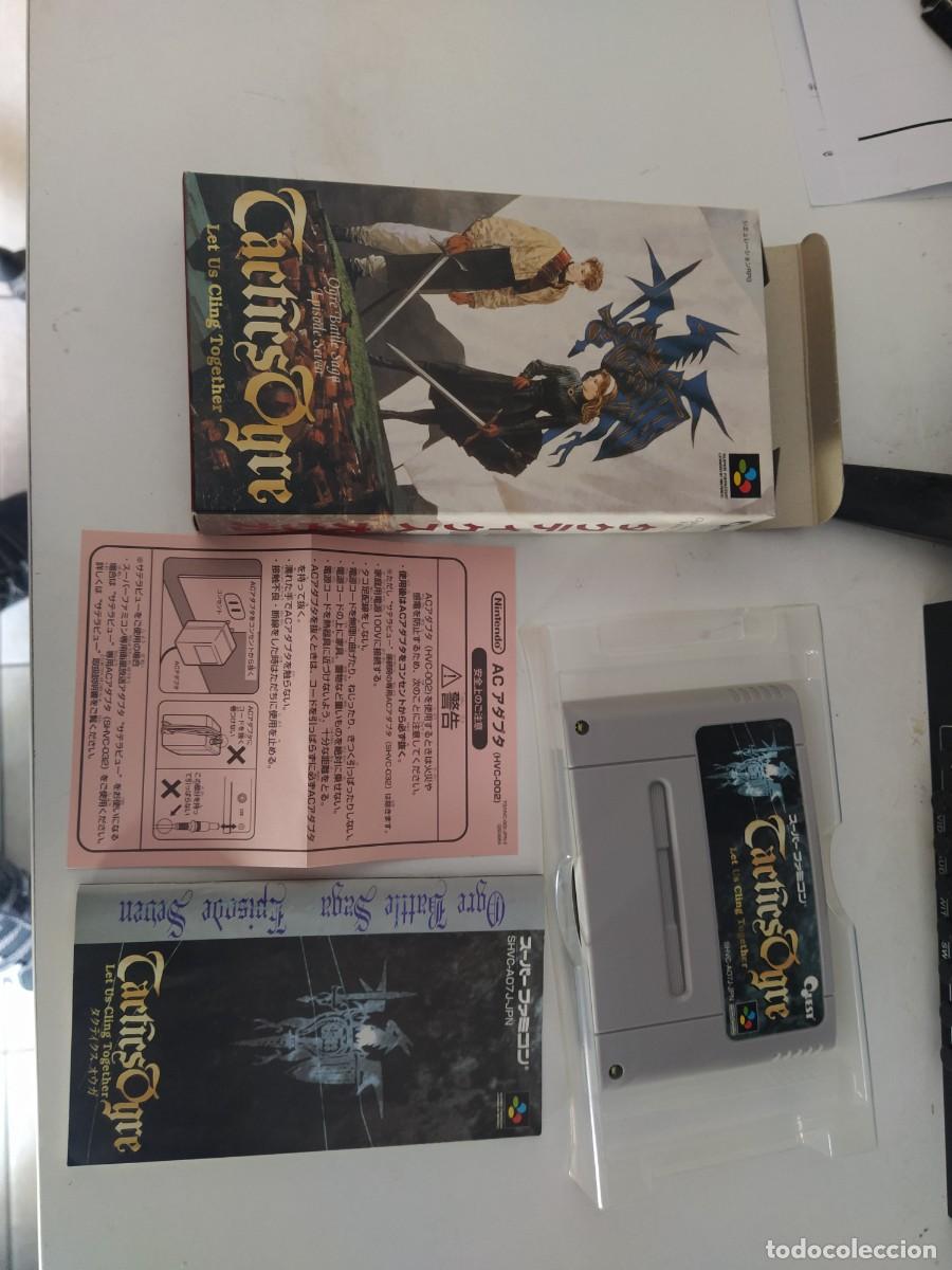 Videojuegos y consolas: TACTICS OGRE SNES SFC SUPER NINTENDO JAPONES FAMICOM COMPLETO