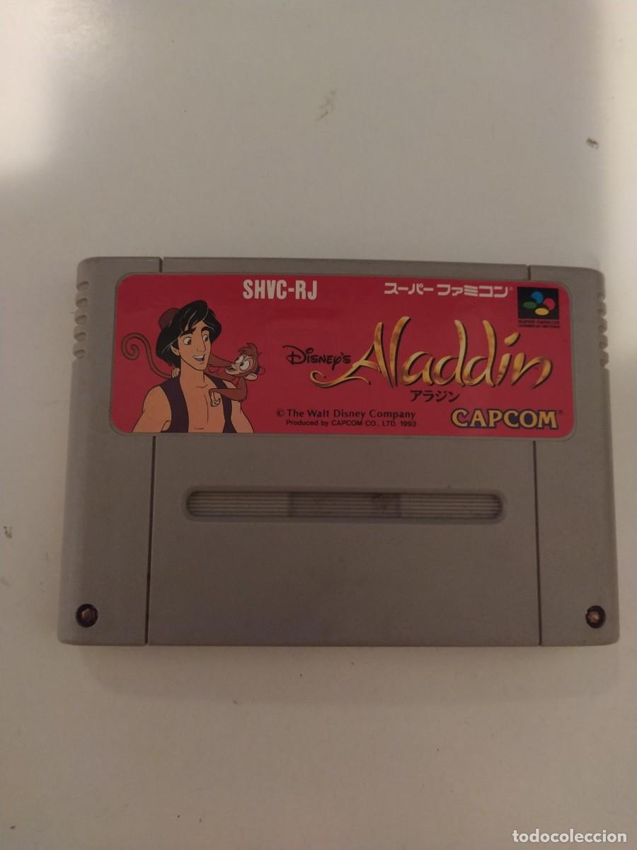 Videojuegos y consolas: ALADDIN SNES SFC SUPER NINTENDO JAPONES FAMICOM