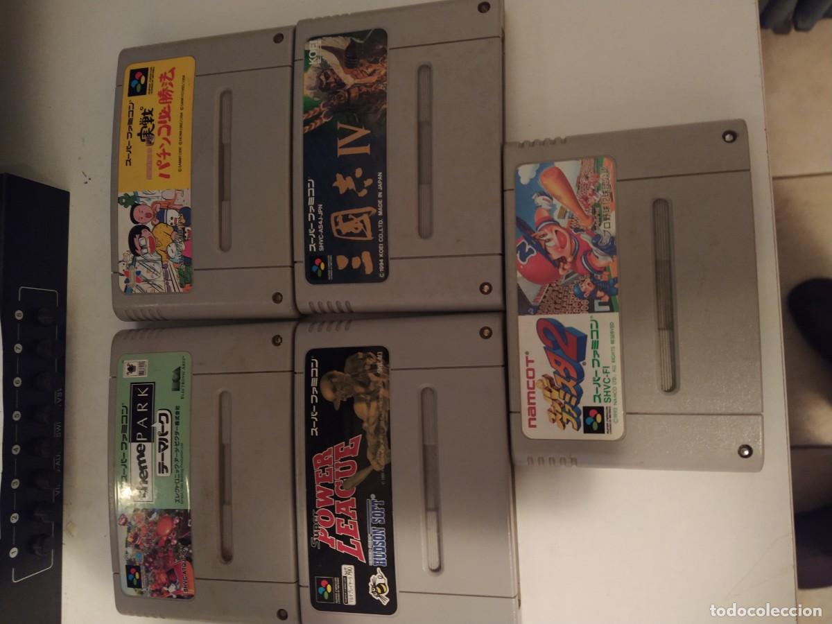 Videojuegos y consolas: LOTE 5 CARTUCHOS SNES SFC SUPER NINTENDO JAPONESES FAMICOM