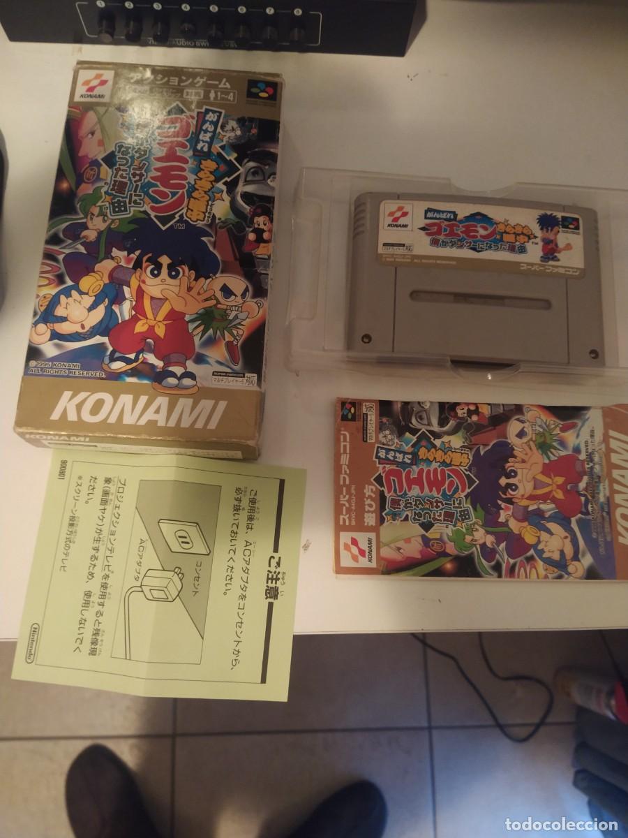 Videojuegos y consolas: GANBARE GOEMON 4 SFC SNES SUPER NINTENDO FAMICOM JAPONES COMPLETO