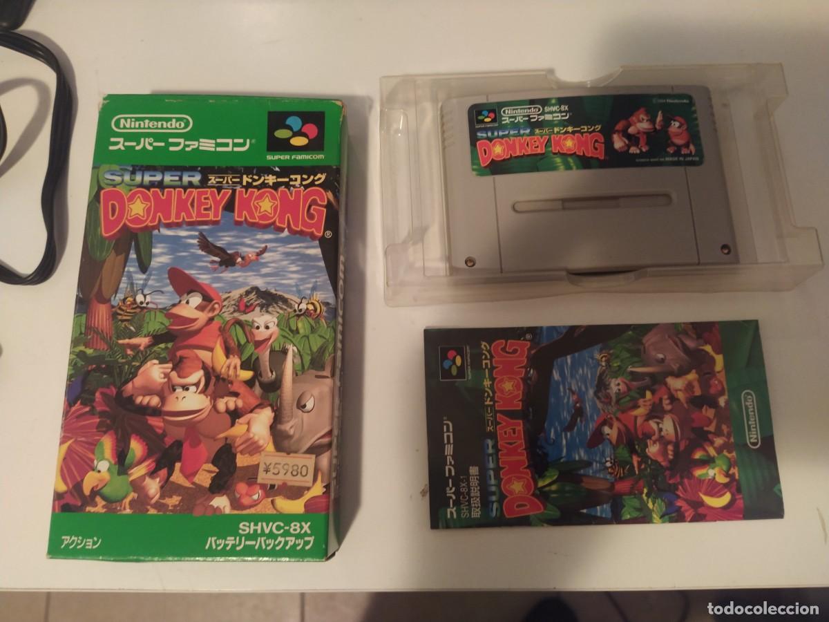 Videojuegos y consolas: DONKEY KONG COUNTRY SFC SNES SUPER NINTENDO FAMICOM JAPONES COMPLETO