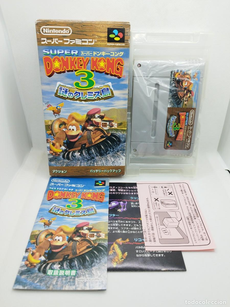 Videojuegos y consolas: Super Donkey Kong Country 3 COMPLETO Super Famicom NTSC-J