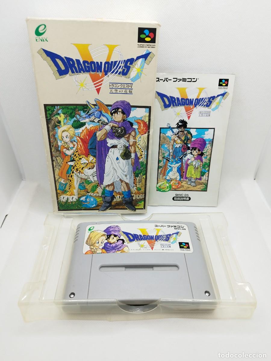 Videojuegos y consolas: Dragon Quest V 5 COMPLETO Super Famicom NTSC-J