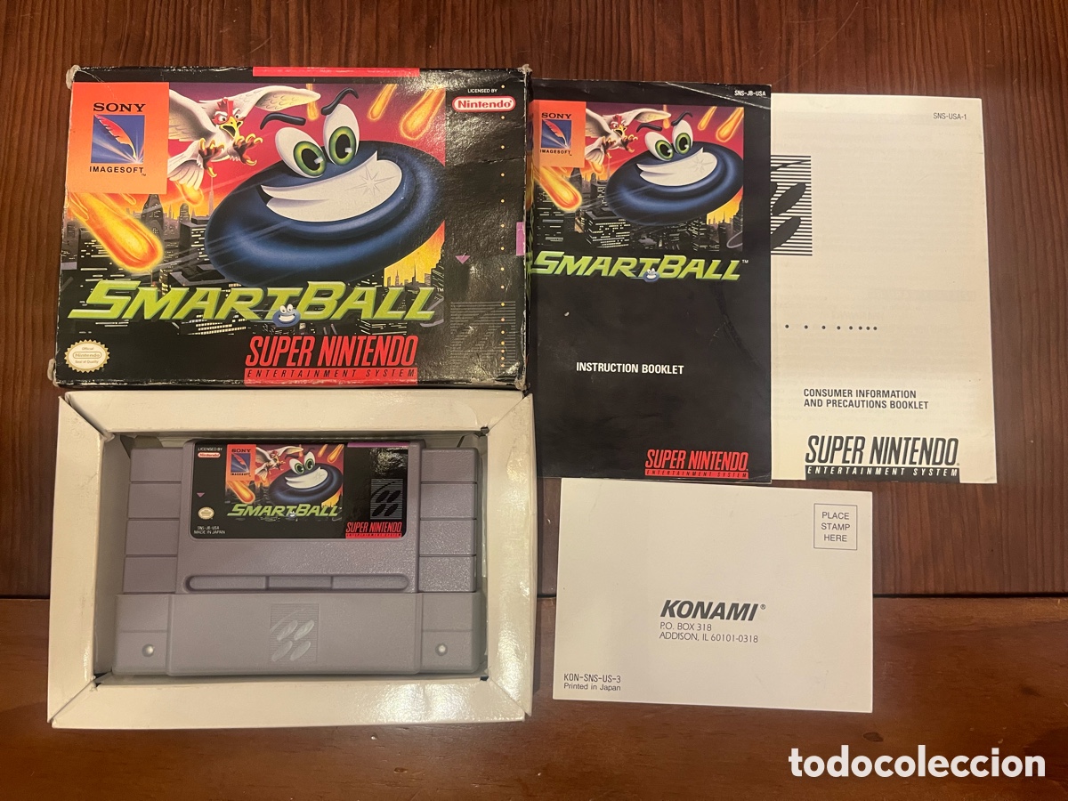 Videojuegos y consolas: Smartball pal USA Super Nintendo