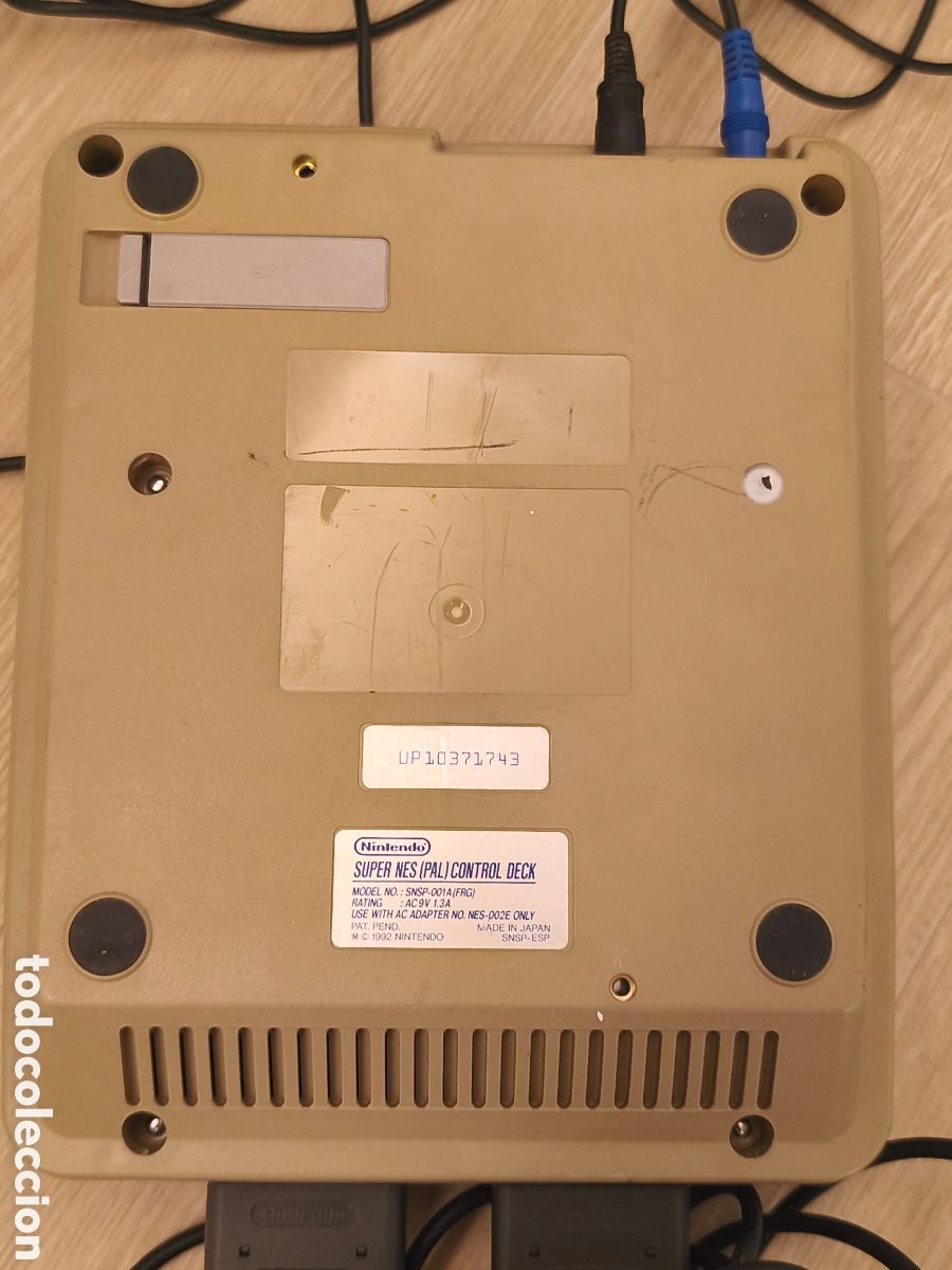 Videojuegos y consolas: Consola super Nintendo con mandos y cables - Foto 4