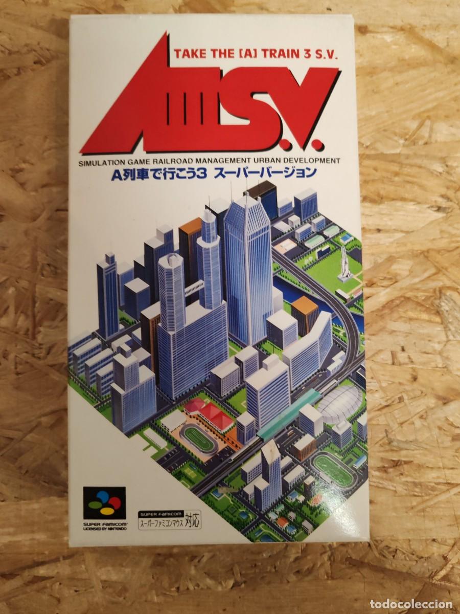 Videojuegos y consolas: A-Ressha de Ikou 3 Super Version (Take the A-Train 3 S.V.) Super Famicom Jap&oacute;n