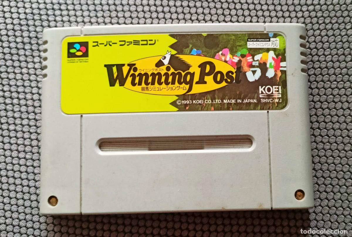 Videojuegos y consolas: Winning Post Super Famicom Jap&oacute;n Nintendo cartucho