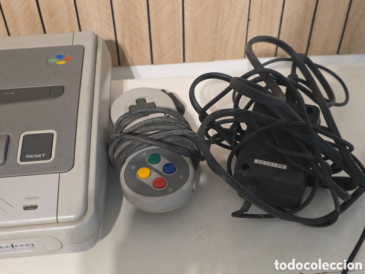 Videojuegos y consolas: super nintendo snes pal con 2 mandos y cables funcionando - Foto 8