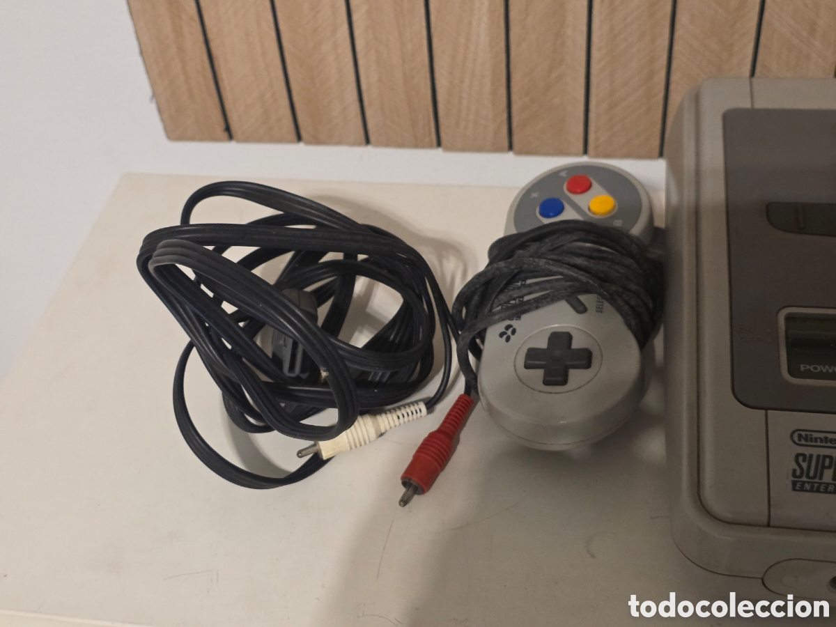 Videojuegos y consolas: super nintendo snes pal con 2 mandos y cables funcionando - Foto 10