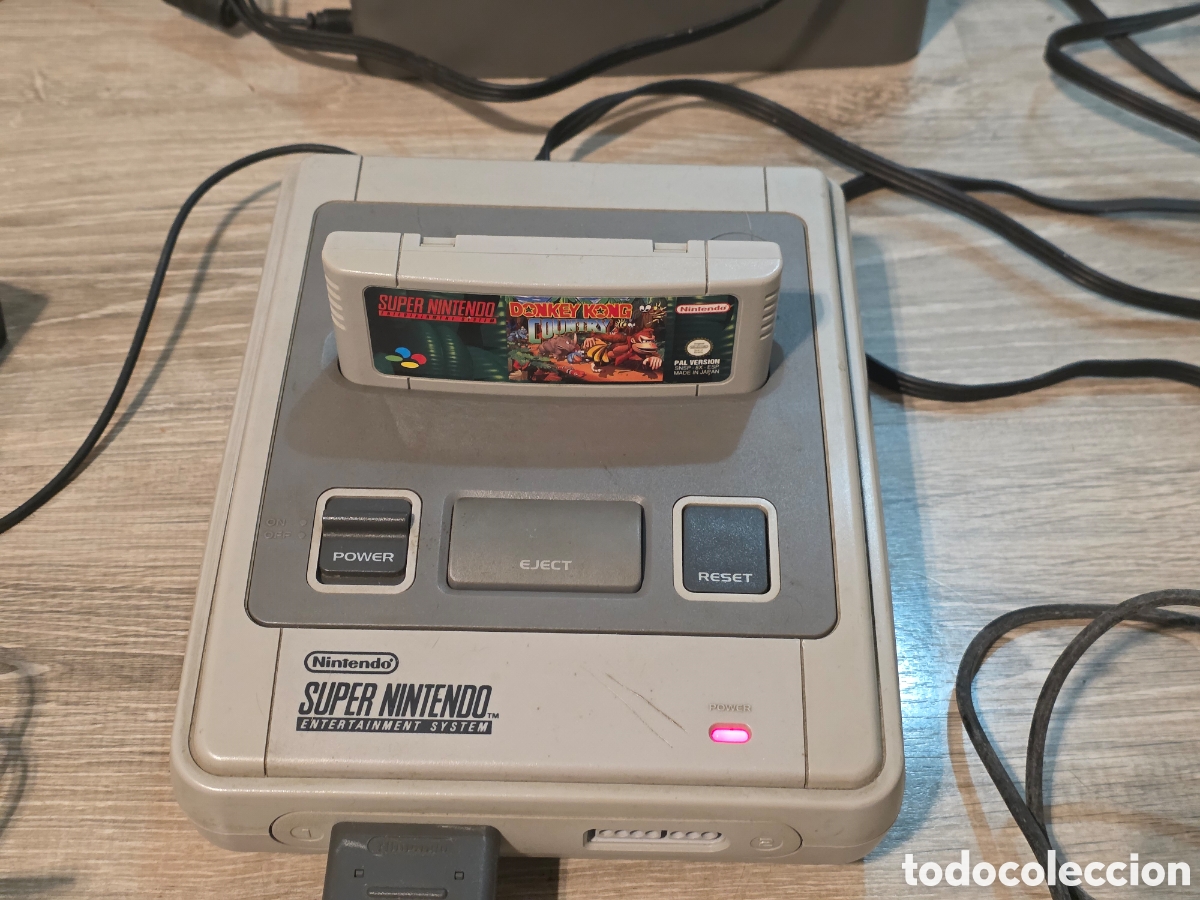 Videojuegos y consolas: super nintendo snes pal con 2 mandos y cables funcionando - Foto 16