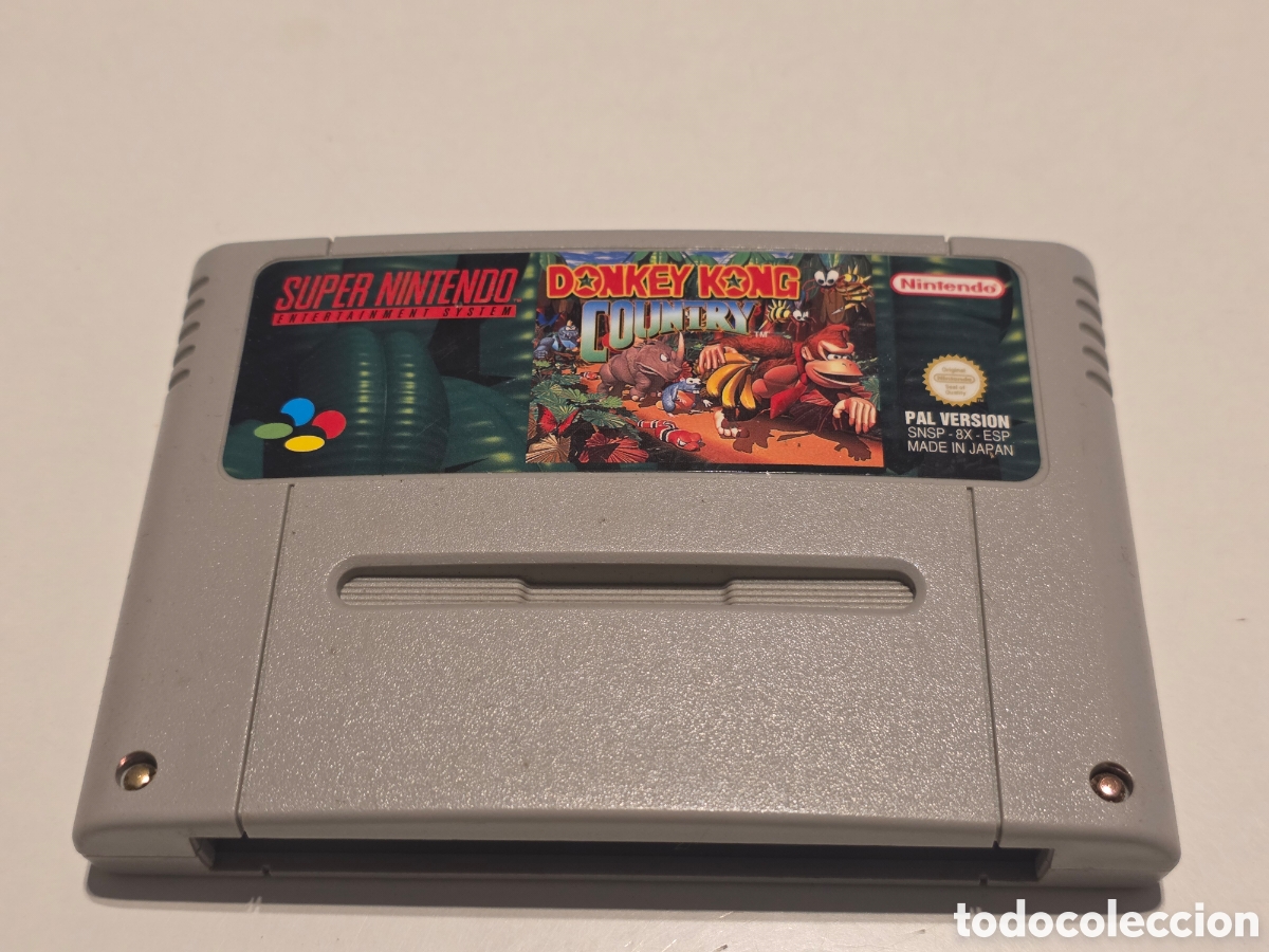Videojuegos y consolas: donkey kong country super nintendo snes pal espa&ntilde;a