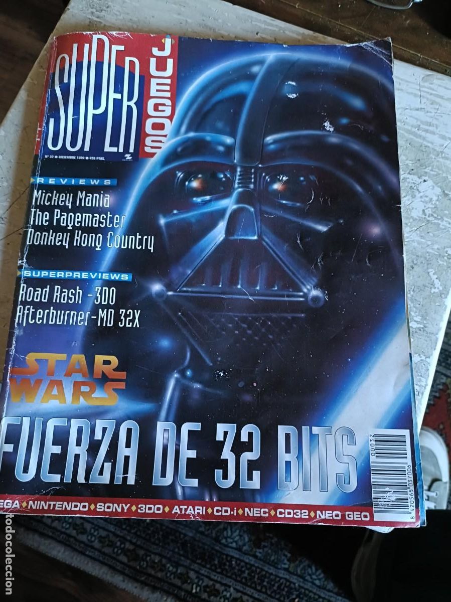 Videojuegos y consolas: SUPER JUEGOS N&ordm; 32. 1984. STAR WARS.REVISTA DE VIDEOJUEGOS NINTENDO MUY COMPLETA