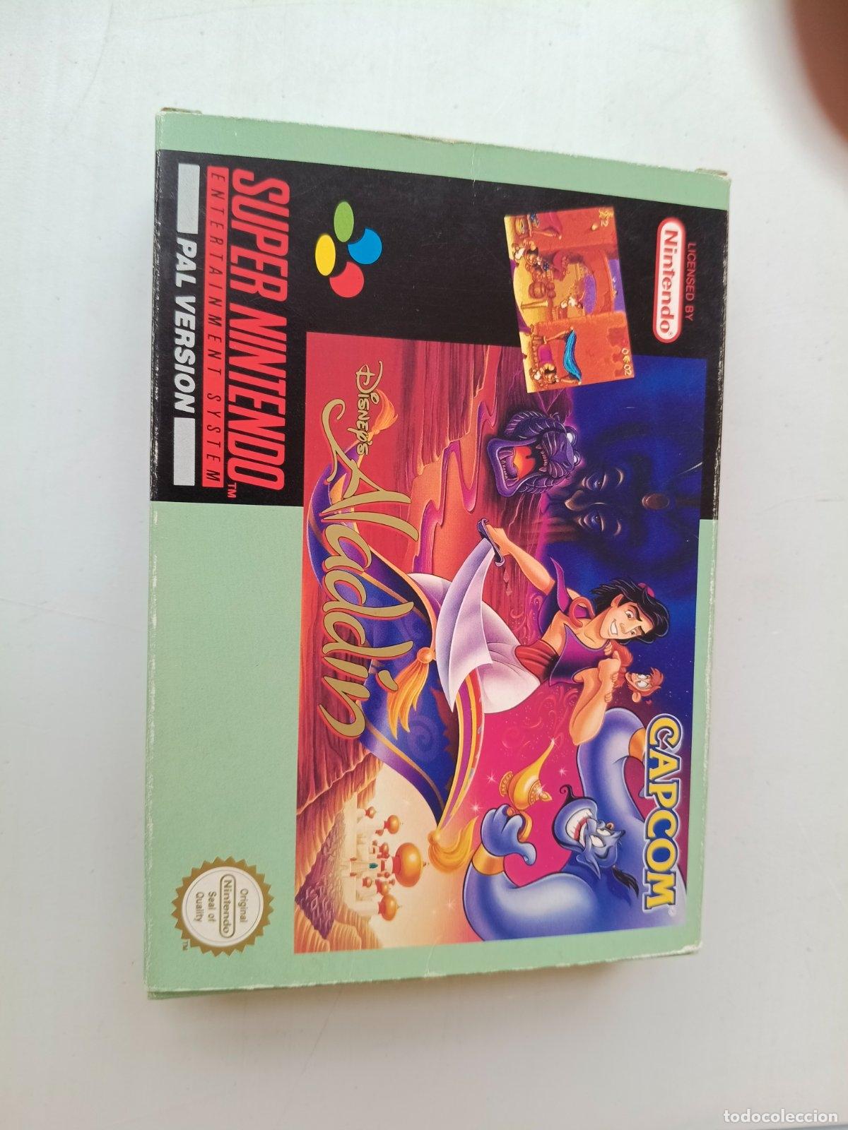 Videojuegos y consolas: Disney's Aladdin Espa&ntilde;olizado | Super Nintendo | PAL ESP | Completo