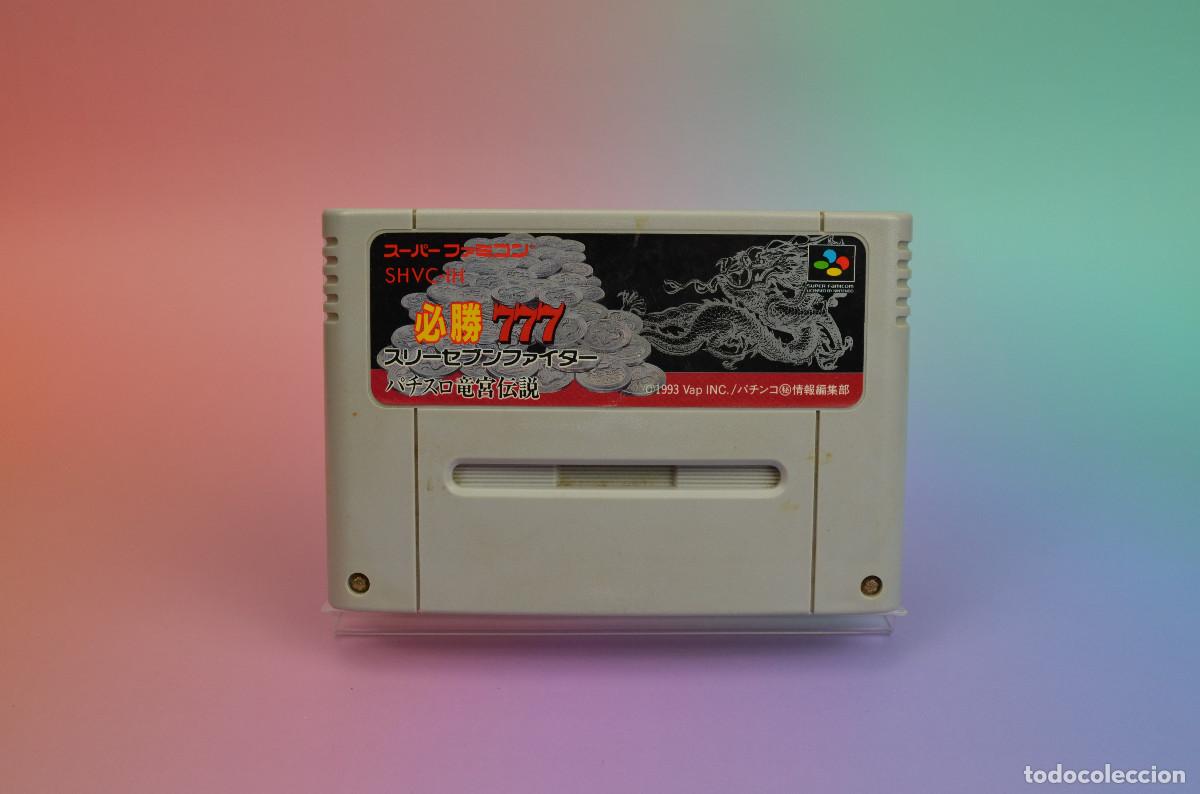 Videojuegos y consolas: Hisshou 777 Fighter Pachi-Slot Ryugu Densetsu | Super Famicom | SHVC-IH | Probado