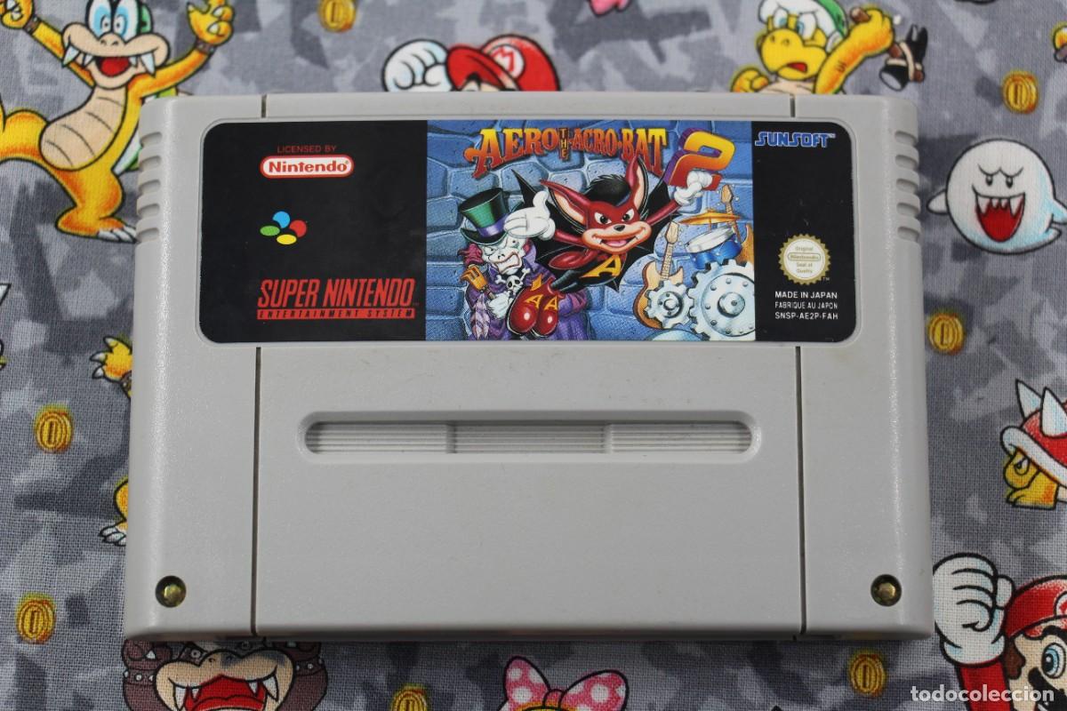Videojuegos y consolas: SUPER NINTENDO SNES AERO THE ACRO BAT 2 SOLO CARTUCHO PAL FAH