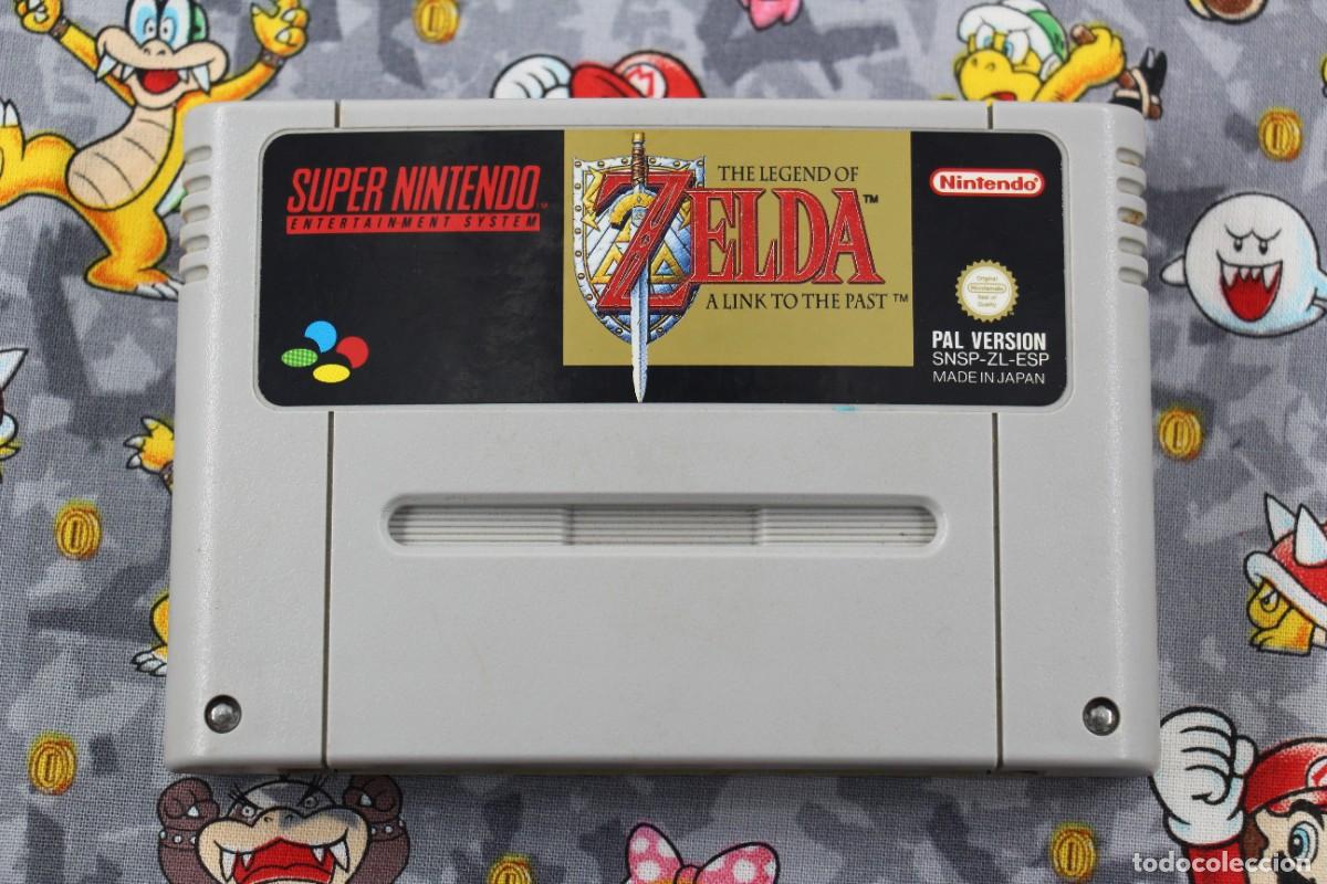 Videojuegos y consolas: SUPER NINTENDO SNES THE LEGEND OF ZELDA A LINK TO THE PAST SOLO CARTUCHO PAL ESPA&Ntilde;A